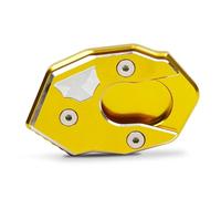 Side Stand Plate Motorcycle Kickstand Pad For Kawasaki For Z900RS All Years Extension Side Stand Base Enlarge Plate Part Anti-Skid Footpad Enlarge Pad(Gold)