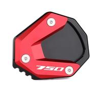 Side Stand Plate Motorcycle Kickstand Plate For For CB750 2023 Enlarge Side Stand Base Extension Support Pad Anti-Skid Footpad Enlarge Pad(RED)