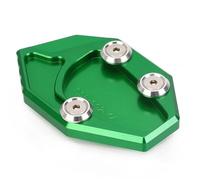 Side Stand Plate Motorcycle Kickstand Plate For KAWASAKI For Ninja For ZX14R For ZX14 For ZZR1400 GTR1400 Concours 14 Side Stand Pad Enlarge Pad(GREEN)