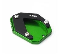 Side Stand Plate Motorcycle Kickstand Plate Pad For Kawasaki For ZX-4R For ZX-4RR 2023 2024 Enlarge Side Stand Extension Support Pad Enlarge Pad(Green 2)