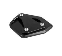 Side Stand Plate Motorcycle Side Stand Foot Extension For REBEL CMX1100 2021-2024 CNC Aluminum Kickstand Pad Enlager Support Plate Enlarge Pad(Black 1)
