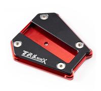 Side Stand Plate Motorcycle Side Stand Foot For Benelli TRK502X 2017-2022 Extension Plate Kickstand Enlarged Support Plate Anti-Skid Pad Enlarge Pad(Red 1)