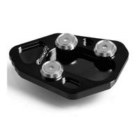Side Stand Plate Motorcycle Side Stand Foot For BMW F800R F800S F800ST F800GT Sport Extension Base Support Kickstand Plate Enlarger Pads Enlarge Pad(BLACK 1)
