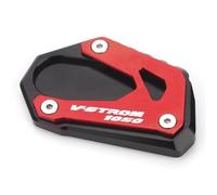 Side Stand Plate Motorcycle Side Stand Foot For Suzuki V-strom1050 V-strom 1050XT Extension Kickstand Pad Support Plate Anti-slip Footpad Enlarge Pad(Red 1)