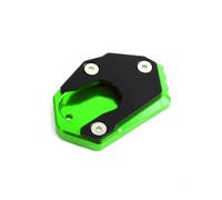 Side Stand Plate Pad CNC Side Stand Pad | For KAWASAKI For NINJA 300 650 1000 ER6F Ninja650 ZX6R ZX10R CNC-machined aluminum alloy(Green)