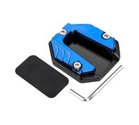 Side Stand Plate Pad Universal Motorcycle Scooter Bike Kickstand Extender Foot Side Stand Extension Pad Support Plate Aluminum Anti-ski Enlarged Base