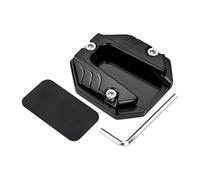 Side Stand Plate Pad Universal Motorcycle Scooter Bike Kickstand Extender Foot Side Stand Extension Pad Support Plate Aluminum Anti-ski Enlarged Base