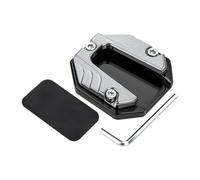 Side Stand Plate Pad Universal Motorcycle Scooter Bike Kickstand Extender Foot Side Stand Extension Pad Support Plate Aluminum Anti-ski Enlarged Base