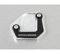Side Stand Plate Silver/Black for BMW F 650 GS (2008-2011)