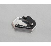 Side Stand Plate Silver/Black for Honda CB 500 Hornet (2024-)