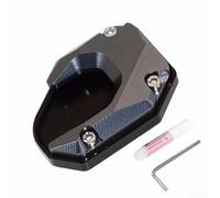Side Stand Support Plate for Honda CB650R CB500F CB125R - Heavy Duty Aluminium Kickstand Extender Base - Stops Sinking in Soft Ground Mud Sand - Easy Install Accessory(Gray)
