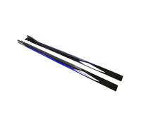 Side Step Skirt Car Side Skirts Extension Splitters Body Kit Replacement Car Body Styling Side Skirt(Black Blue)
