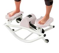 Side Stepper Front Left And Right | Portable Compact Core Muscle Trainer with Low Shocks and Minimal - Abs Legs Fitness Stepper Wiggle Board | For Home Apartment Gym And Living Room