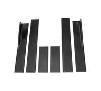 Side Steps 78.7" 86.6" For VW For Golf MK5 MK6 GTD GTI TDI TSI GTI MK7 CC Side Skirt Extension Splitter Apron Winglet Cover(78.7in Black)