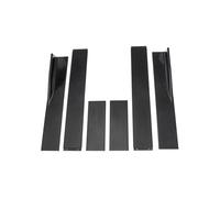 Side Steps 78.7"/86.6" Universal Side Skirts Rocker Splitter Diffuser Winglet Wing For FOCUS(78.7in Black)