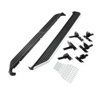 Side Steps Running Boards, For Land Rover Discovery 3 & 4 2004-2016, 2 Piece Kit, Left and Right, Aluminium, Black and Silver, Rectangular, Fixed, With Fitting Kit/Step Board Accessories