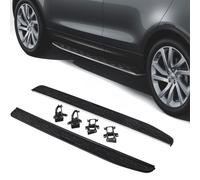 Side Steps Running Boards, For Land Rover Discovery 5 L462 2016+, 2 Piece Kit, Left and Right, Aluminium, Black and Silver, Rectangular, Fixed, With Fitting Kit/Step Board Accessories