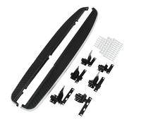 Side Steps Running Boards, For Land Rover Range Rover Sport L320 2005-2013, 2 Piece Kit, Left and Right, Aluminium, Black and Silver, Rectangular, Fixed, With Fitting Kit/Step Board Accessories