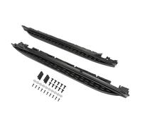 Side Steps Running Boards, For Mercedes BENZ GLC X253 C253 2015-2022, 2 Piece Kit, Left and Right, Aluminium, ALL Black, Rectangular, Fixed, With Fitting Kit/Step Board Accessories