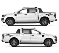 Side Stripe Decal Graphic Sticker Kit Compatible with Ford Ranger 2X