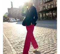 Side Stripe Woven Trousers lands end Burgundy 20
