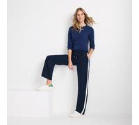 Side Stripe Woven Trousers lands end Navy 20