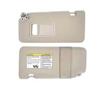 Side Sun Visor For Nissan For Altima 2013 2014 2015 2016 2017 2018 96401-3TA2A 96400-3TA2A Car Replacement Parts Sun Visor With Light Sun Visor Cover Assy(Beige Left)