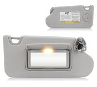 Side Sun Visor For Nissan For Altima 2013-2018 With Light Left Driver Right Passenger Side Front Sunshade Panel Car Sun Visor Sun Visor Cover Assy(Gray Right Side)