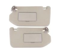 Side Sun Visor For Nissan For Pathfinder 2013-2018 Grey Beige Car Sun Visor Shade Left Right Side Driver Side Sun Visor Cover Assy(A Pair of Beige)