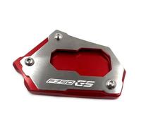 Side Support Pad Motorcycle Side Stand Enlarge Foot Pad Extender Alloy For BMW F850GS F750GS 2017-2023 Kickstand Extension Plate(RED)