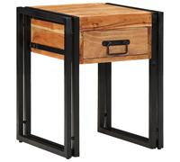 Side Table 40x40x50 cm Solid Wood Acacia Berkfield Home Brown One Size