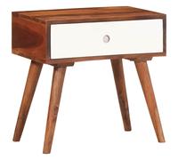 Side Table 45x30x45 cm Solid Wood Acacia end table sofa side vidaXL