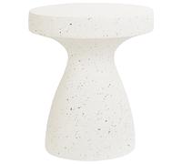 Side Table BIVIERE 39 cm 39 cm Terrazzo Effect White Terrazzo