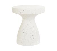Side Table BIVIERE Terrazzo Effect Off-White