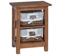 Side Table Brown Solid Mahogany wood Indoor Furniture Home Decor Rustic vidaXL