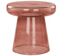 Side Table CALDERA Glass Red
