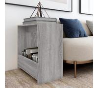 Vidaxl Side Table Grey Sonoma 50X26X50 Cm Engineered Wood