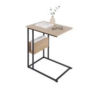 Side table, coffee table, living room table, small sofa table, C-shaped table