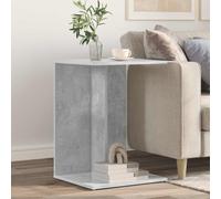 Side Table Concrete Grey 45x40x62.5cm Engineered Wood Modern Compact Indoor 1pc