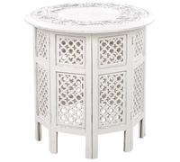 Side Table ELARA Mango Wood White
