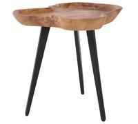Side Table ELSA Teak Wood Brown