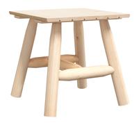 Side Table End Table Wooden Sofa Couch Coffee Table Solid Wood Spruce vidaXL