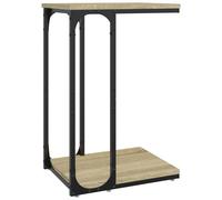 vidaXL Side Table Brown Oak 40x30x60 cm Engineered Wood NEW