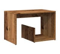 Side Table Engineered Wood Magazine Rack Couch Table Multi Colours vidaXL