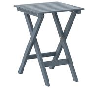 Side Table Foldable Tea End Sofa Grey Solid Wood Poplar vidaXL