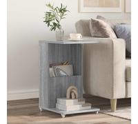 vidaXL Side Table Grey Sonoma 40 x 35 x 60 cm Engineered Wood