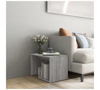 Side Table Grey Sonoma 59x36x38cm Engineered Wood Modern Minimalist Indoor Sleek
