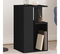 (black) vidaXL Side Table Hallway End Table Coffee Tea Sofa Table Engineered Wood