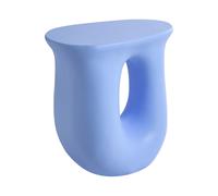 Beliani Side Table IDRO 42 cm 28 cm Blue, Blue
