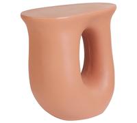 Beliani Side Table IDRO Orange, Orange